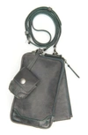 Frye Melissa 3-in-1 Leather Crossbody In Carbon