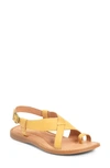 Born B?rn Inya Crossover Sandal In Yellow Leather