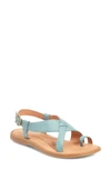 Born B?rn Inya Crossover Sandal In Turquoise Leather
