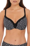 Fantasie Santa Monica Bikini Top In Black/ White
