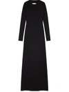 GIVENCHY CUT-OUT LONG-SLEEVE MAXI DRESS