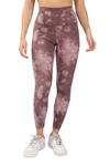 90 DEGREE BY REFLEX LUX TIE DYE PRINTED LEGGINGS,191244866238