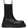 Bottega Veneta Tire Chelsea Boot In Black