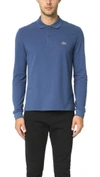 LACOSTE LONG SLEEVE CLASSIC POLO SHIRT,LCOST30001