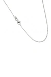 Best Silver Inc. Best Silver Sterling Silver 0.8mm Sparkle Chain 20" In Silver