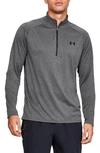 Under Armour Tech 2.0 Half Zip Sweat In Dark Gray