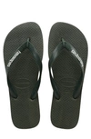 Havaianas Men's Brazil Logo Flip-flop Sandals Men's Shoes In Moss