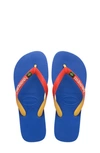 Havaianas Brazil Mix Flip Flop In Blue Star/ White