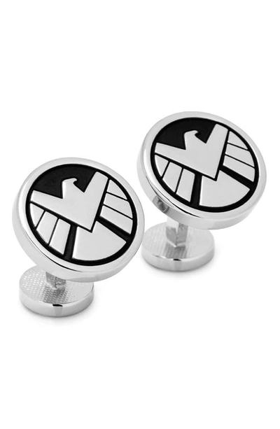 Cufflinks, Inc S.h.i.e.l.d. Cuff Links In Silver