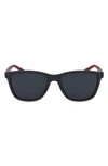 Ferragamo 57mm Rectangular Sunglasses In Gray