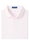 Peter Millar Bullock Performance Stretch Polo Shirt In Misty Rose