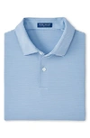 Peter Millar Bullock Performance Stretch Polo Shirt In Fjord