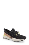 Sorel Kinetic Impact Mesh Lace-up Sneakers In Black