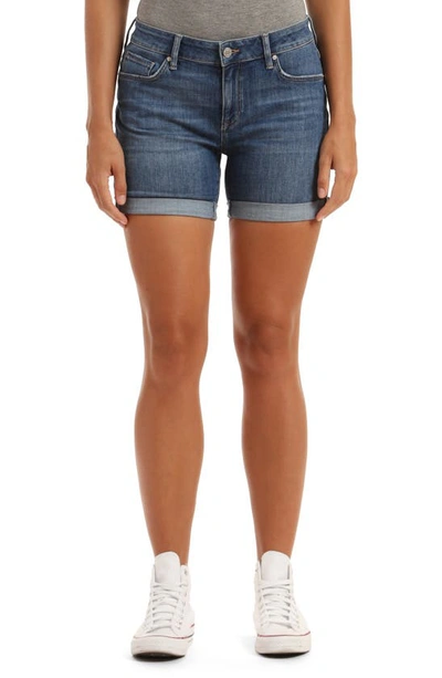 Mavi Jeans Pixie Denim Shorts In Mid Indigo Organic Blue