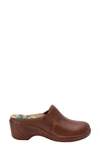 Alegria Serenti Clog In Aged Cognac Leather