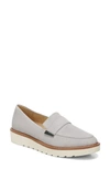 Naturalizer Adiline Loafer In Icy Grey Leather