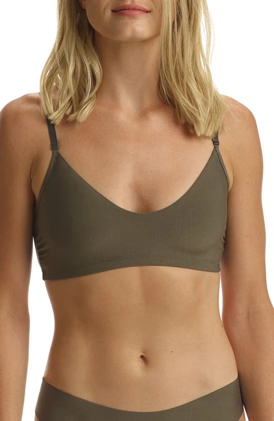 Commando Butter Bralette In Basil