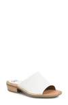 Söfft Nalanie Slide Sandal In White