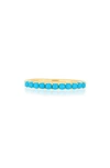 EF COLLECTION EF COLLECTION TURQUOISE STACKING RING,EF-61032-TURQ-YG-6