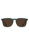 Raen Wiley 54mm Polarized Square Sunglasses In Cirus/ Vibrant Brown Polar