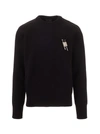 GIVENCHY GIVENCHY MEN'S BLACK OTHER MATERIALS SWEATSHIRT,BM90FQ4Y7U001 XL