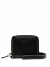 AMI ALEXANDRE MATTIUSSI AMI ALEXANDRE MATTIUSSI MEN'S BLACK LEATHER WALLET,E21A005840001 UNI