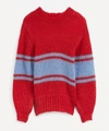 ALEXA CHUNG STRIPE OPEN-KNIT MOHAIR-MIX JUMPER,000723213