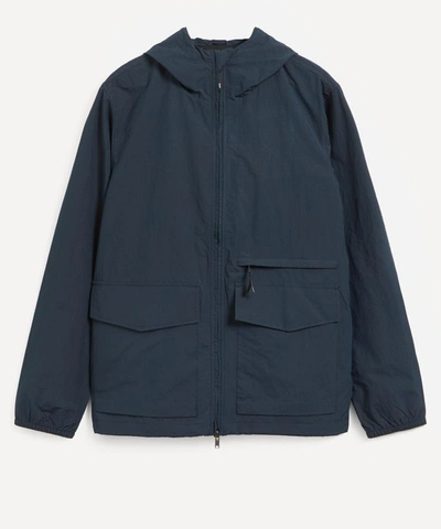 Wood Wood Luke Navy Hooded Shell Jacket