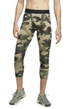 NIKE PRO DRI-FIT 3/4 CAMO TRAINING TIGHTS,CZ1229