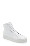 Common Projects Tournament High Super Sneaker In White/ White