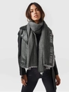 SAINT AND SOFIA ROCK & ROLL SCARF - BLACK,4425671311463