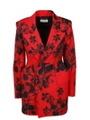 BALENCIAGA BALENCIAGA HOURGLASS FLORAL JACQUARD BLAZER