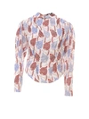 ISABEL MARANT ISABEL MARANT BAYANI ABSTRACT PRINTED BLOUSE