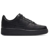 Nike Black Leather Low Top Sneakers In Black/black