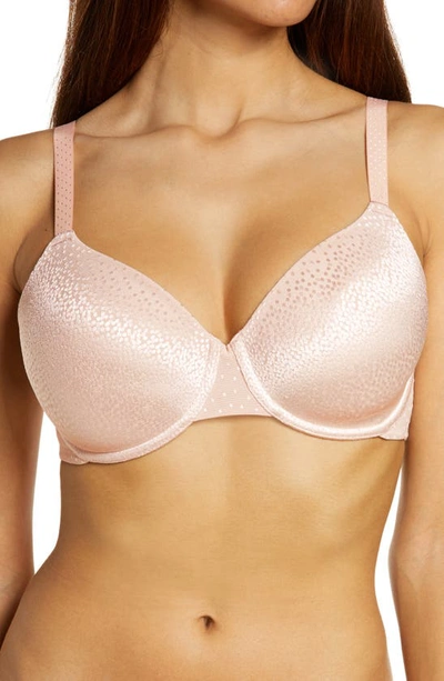 Wacoal Back Appeal Full-coverage Underwire Bra In Rose Dust