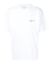 Agnès B. Embroidered Logo Print T-shirt In White