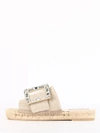 ROGER VIVIER ESPADRILLES BUCKLE STRASS