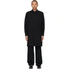 LEMAIRE BLACK LIQUETTE SHIRT