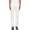 ACNE STUDIOS WHITE STRAIGHT FIT JEANS