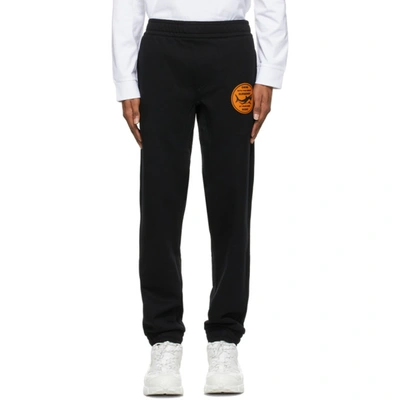 Burberry Black Shark Graphic Appliqué Lounge Pants