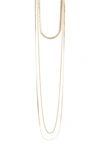 HALOGEN 3-IN-1 DRAPED SNAKE CHAIN NECKLACE,439096756353
