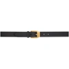 GUCCI BLACK SQUARE BUCKLE BELT