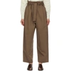 LEMAIRE BROWN JUDO TROUSERS