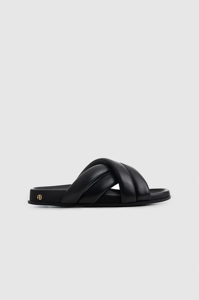 Anine Bing Lizzie Slides In Black