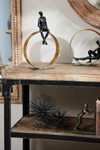 Willow Row Black Resin Modern Sculpture In Black