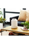 Willow Row White Porcelain Contemporary Vase In White