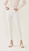 RE/DONE 90S HIGH RISE COMFORT STRETCH ANKLE CROP JEANS VINTAGE WHITE,REDON30488