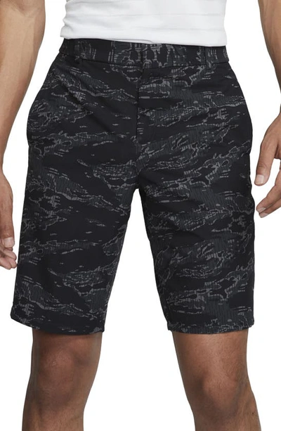 Nike Flex Menâs Camo Golf Shorts In Black/ Black