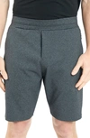 Public Rec Men's All Day Every Day Stretch-nylon Shorts In Heather Charcoal