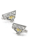 CUFFLINKS, INC NCAA COLLEGIATE TOWSON UNIVERSITY TIGERS CUFF LINKS,PD-TOWS-SL